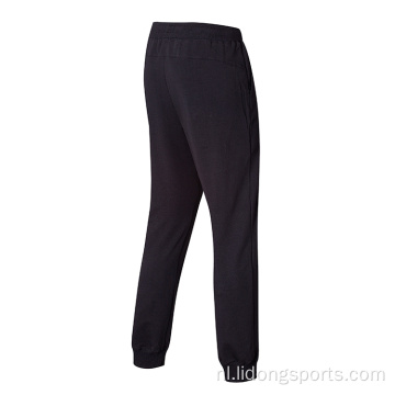 Katoenen polyester sportbroeken heren stretch zweetbroek